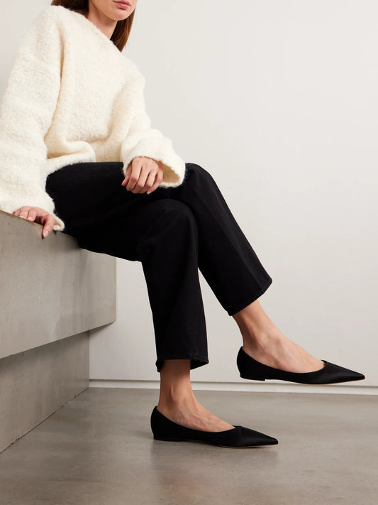 Love Satin Flats