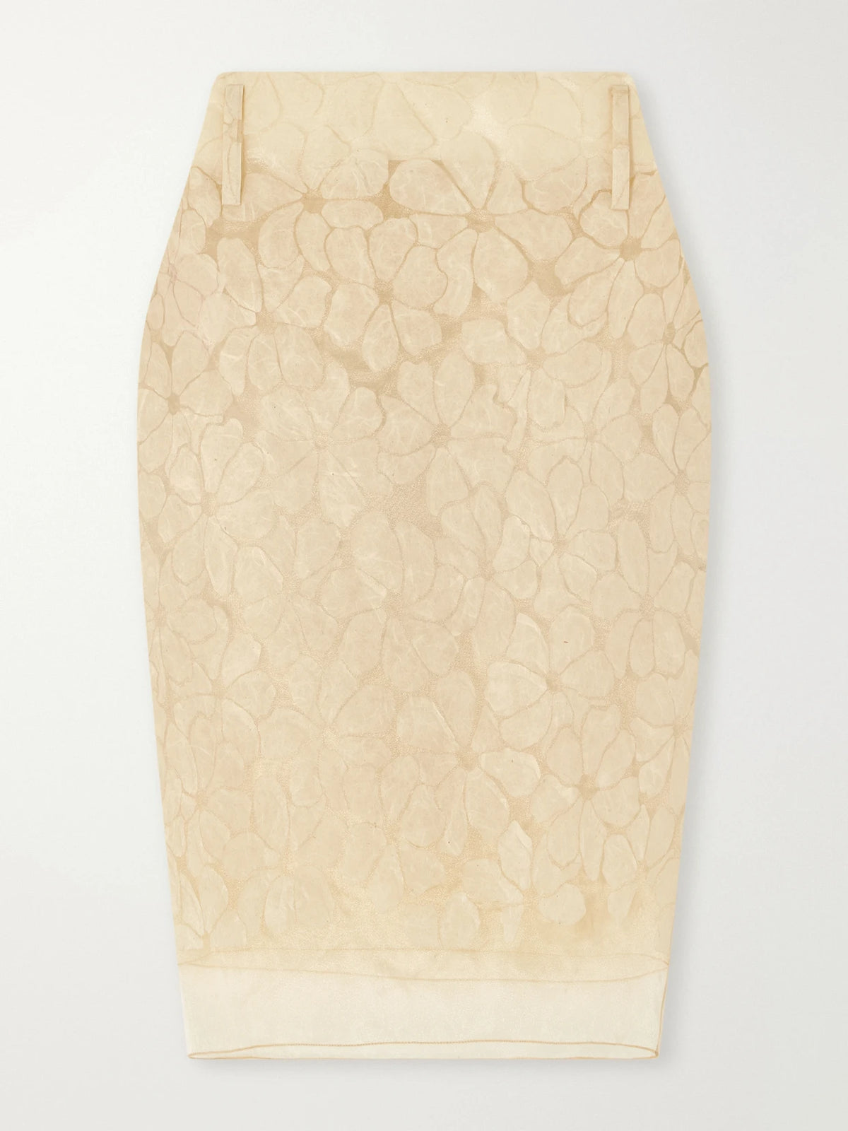 Marni Tiered Floral-appliquéd Organza Midi Skirt