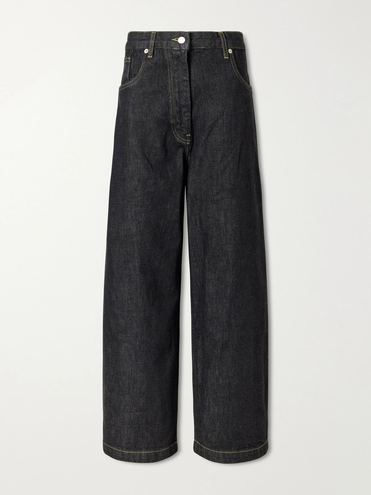 Studio Nicholson Neive Organic Low-rise Wide-leg Jeans