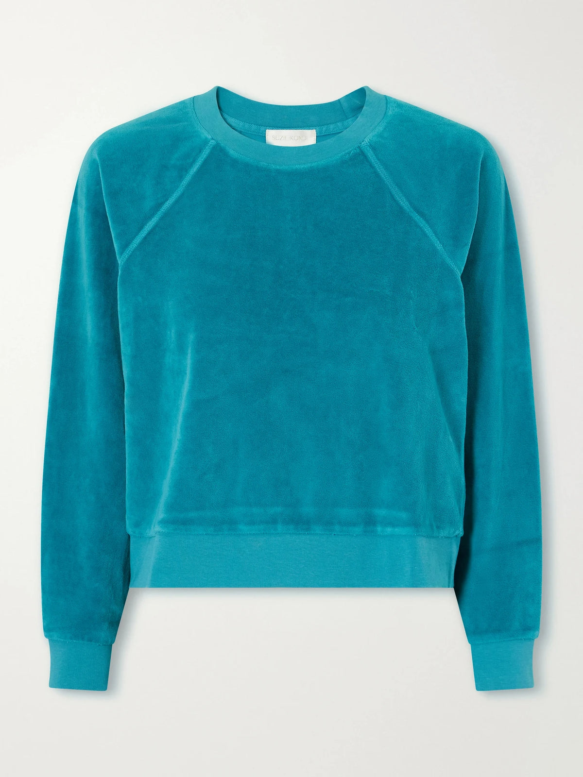 Suzie Kondi Tilos Cotton-blend Velour Sweatshirt