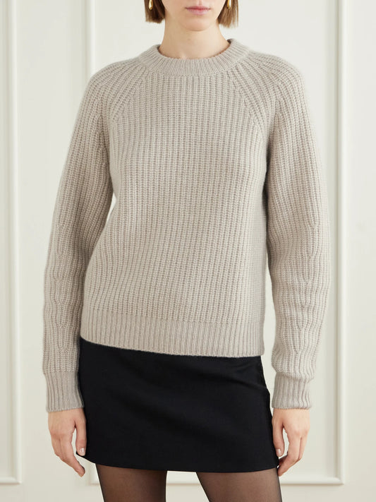 LISA YANG Miki Ribbed Cashmere Sweater