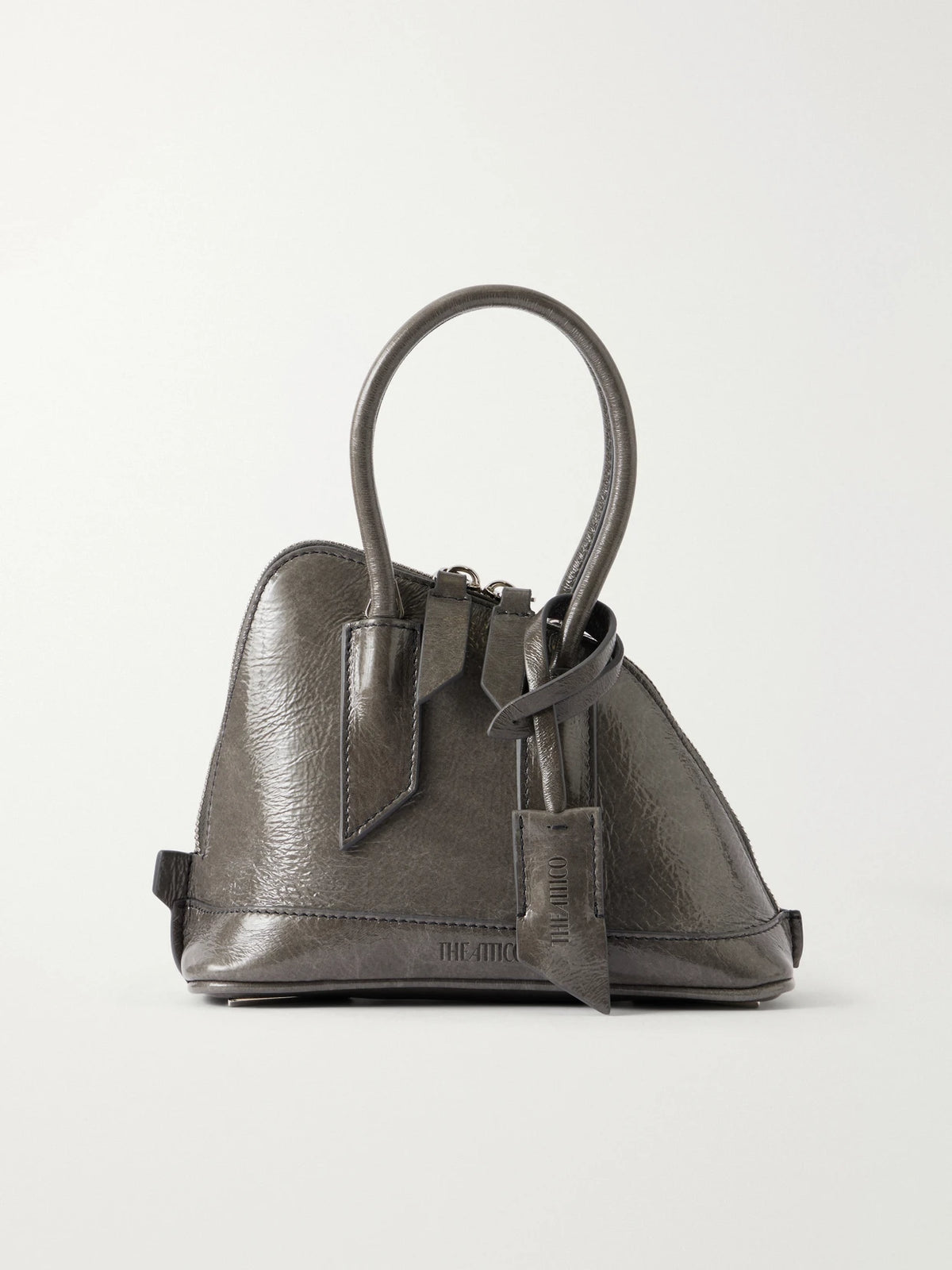 The Attico Sant Ambroeus Croc-effect Leather Top-handle Bag