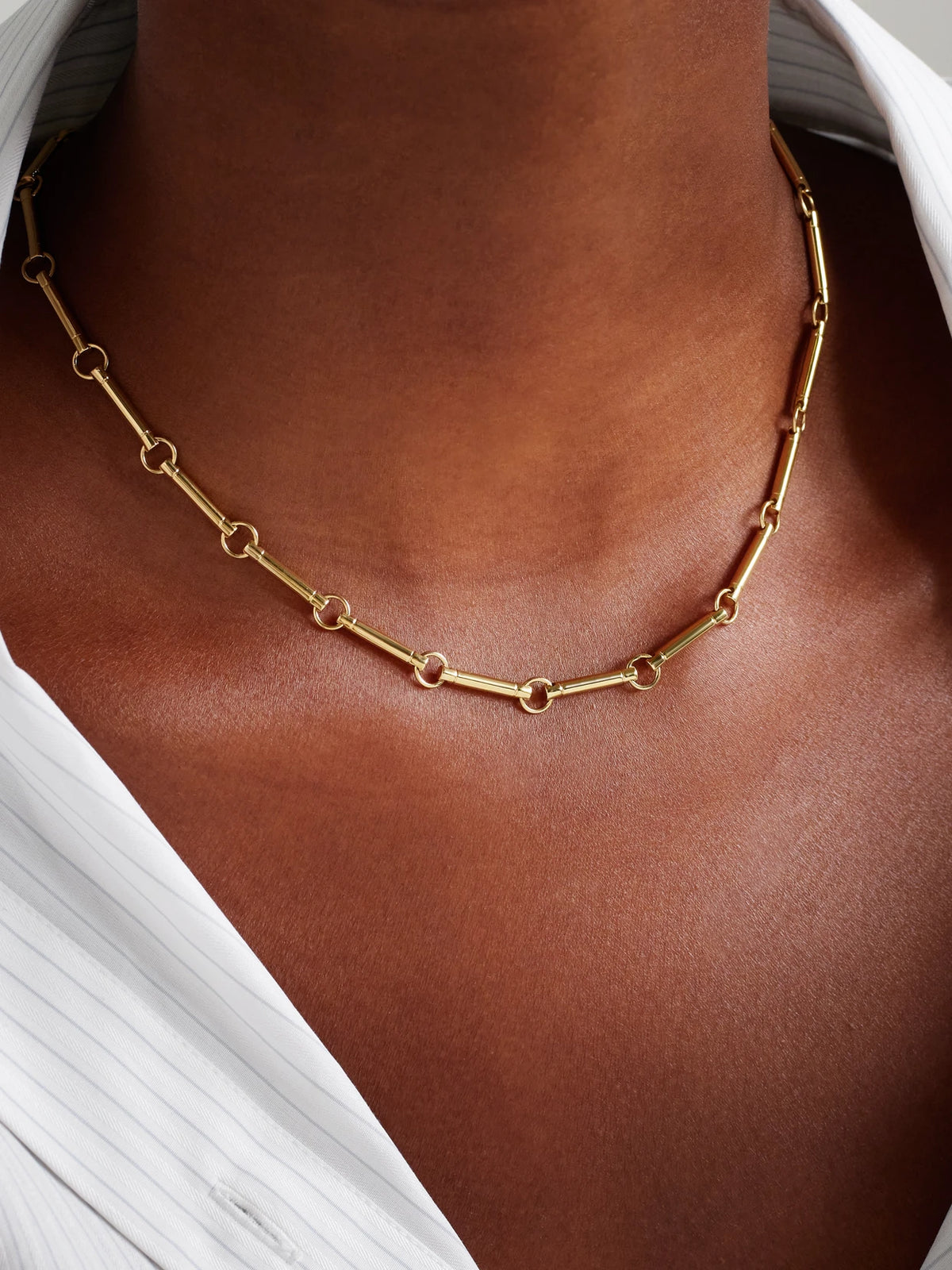Image of Necklaces. Product name - Element 18-karat Gold Necklace in Multi colour by brand - FoundRae