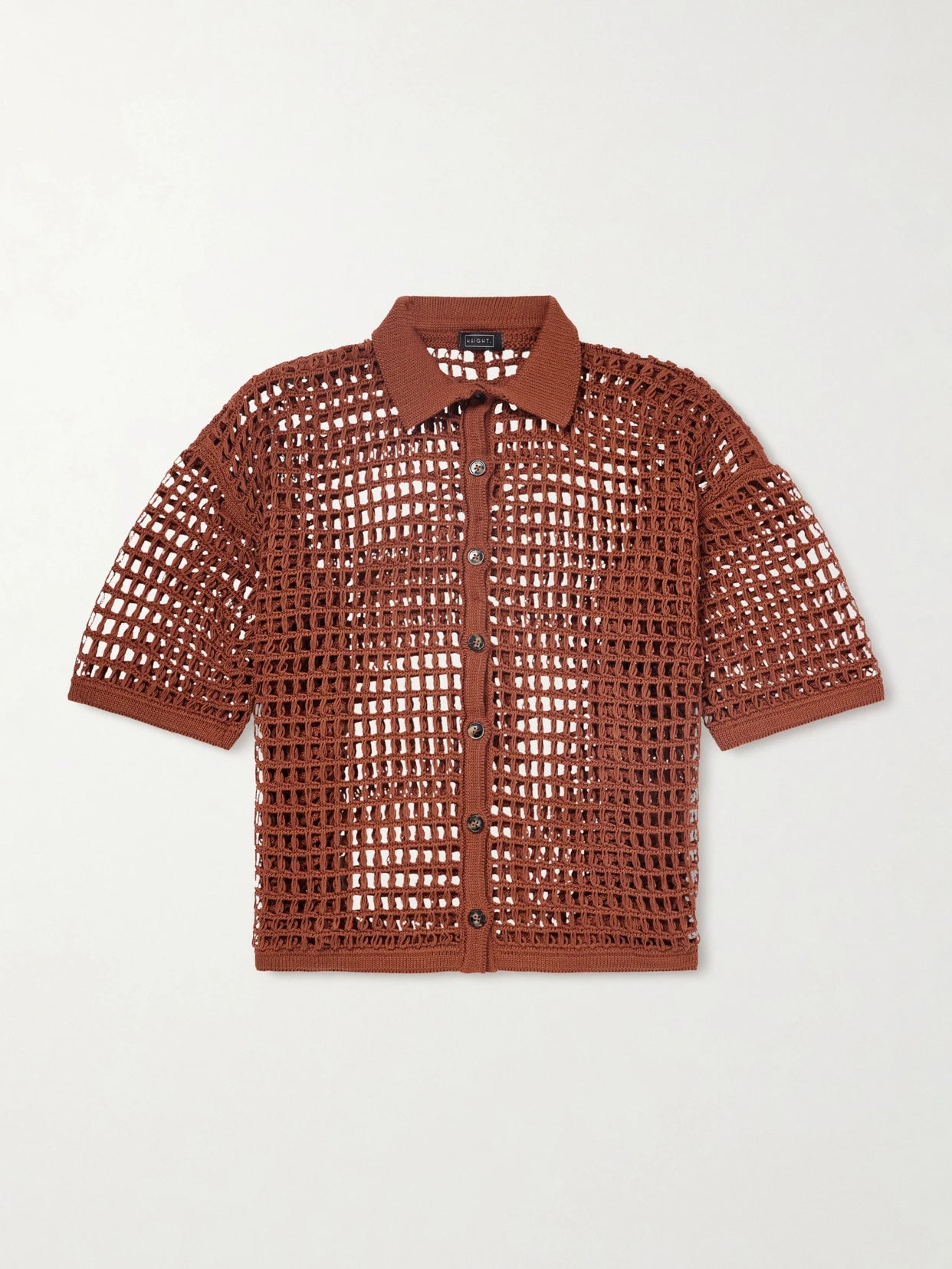 Sheila Open-knit Cotton-blend Shirt