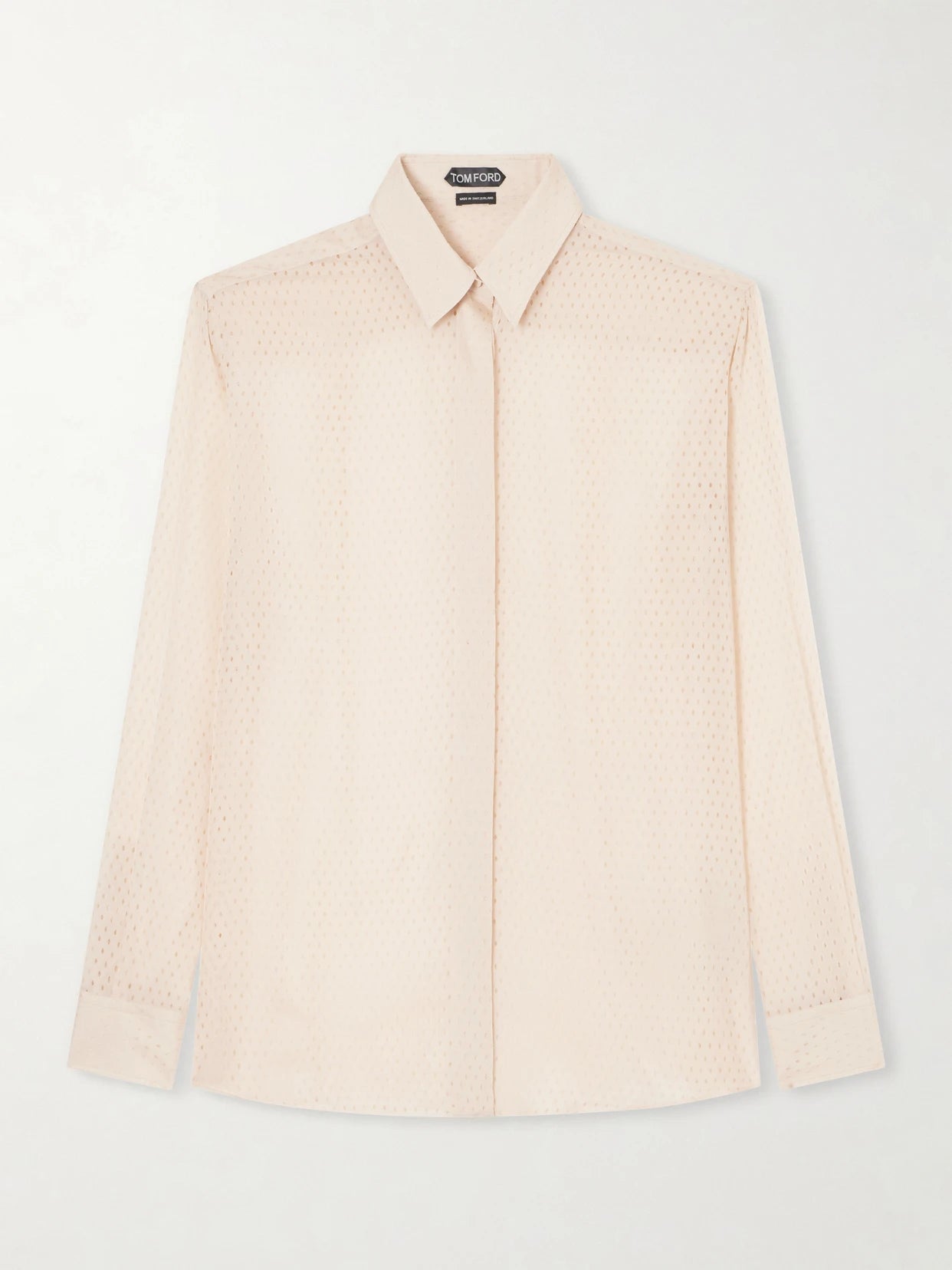 Oversized Silk-chiffon Shirt