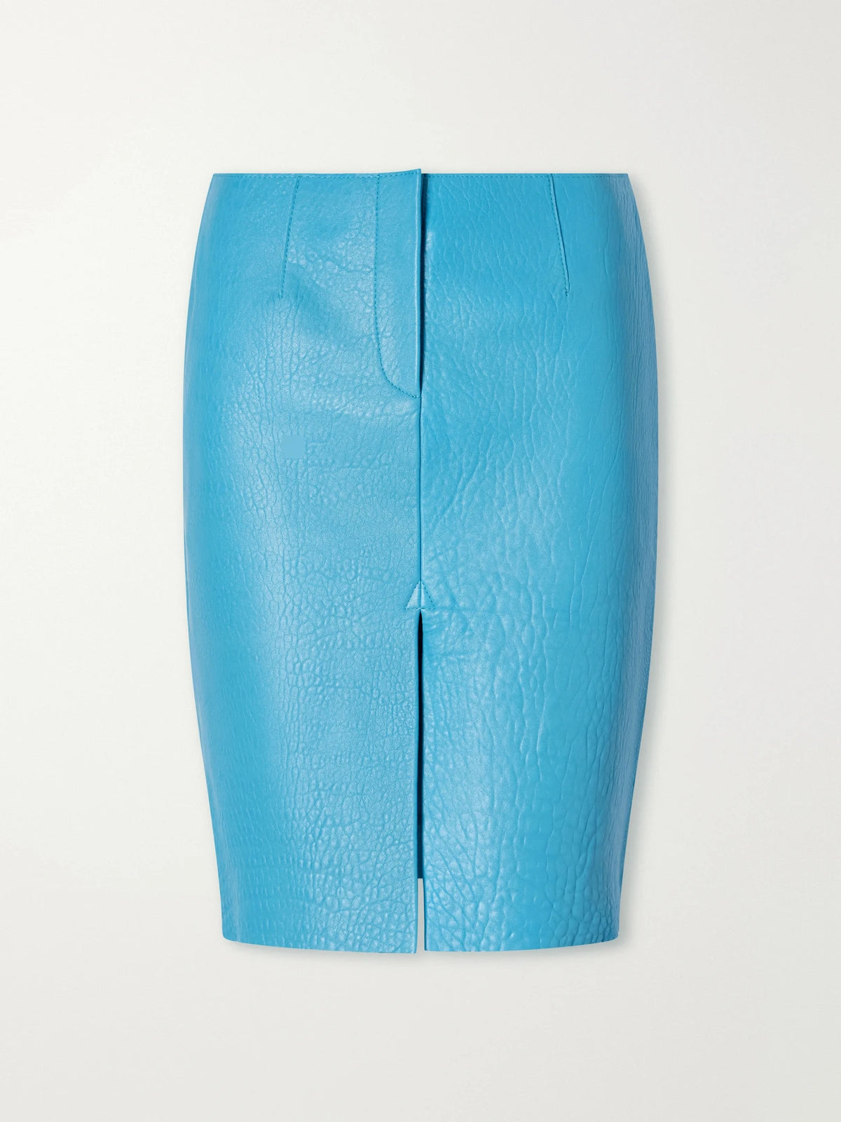TOVE Reeva Textured-leather Knee-length Skirt