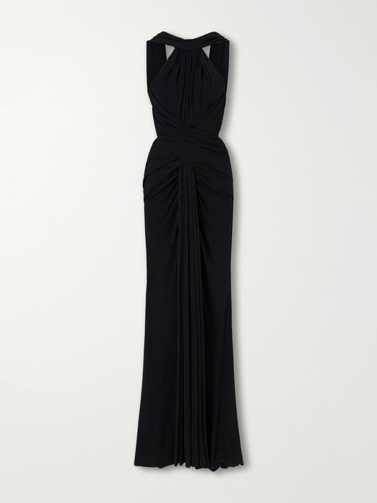 Elie Saab Draped Jersey Gown