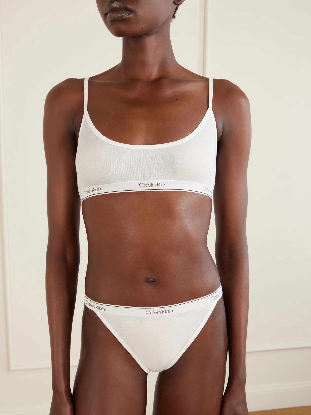 Thea Cotton-blend Briefs