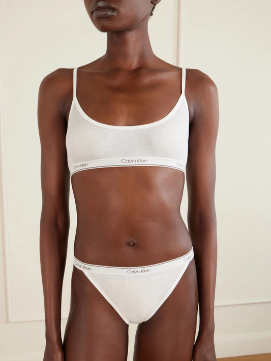 Thea Cotton-blend Briefs