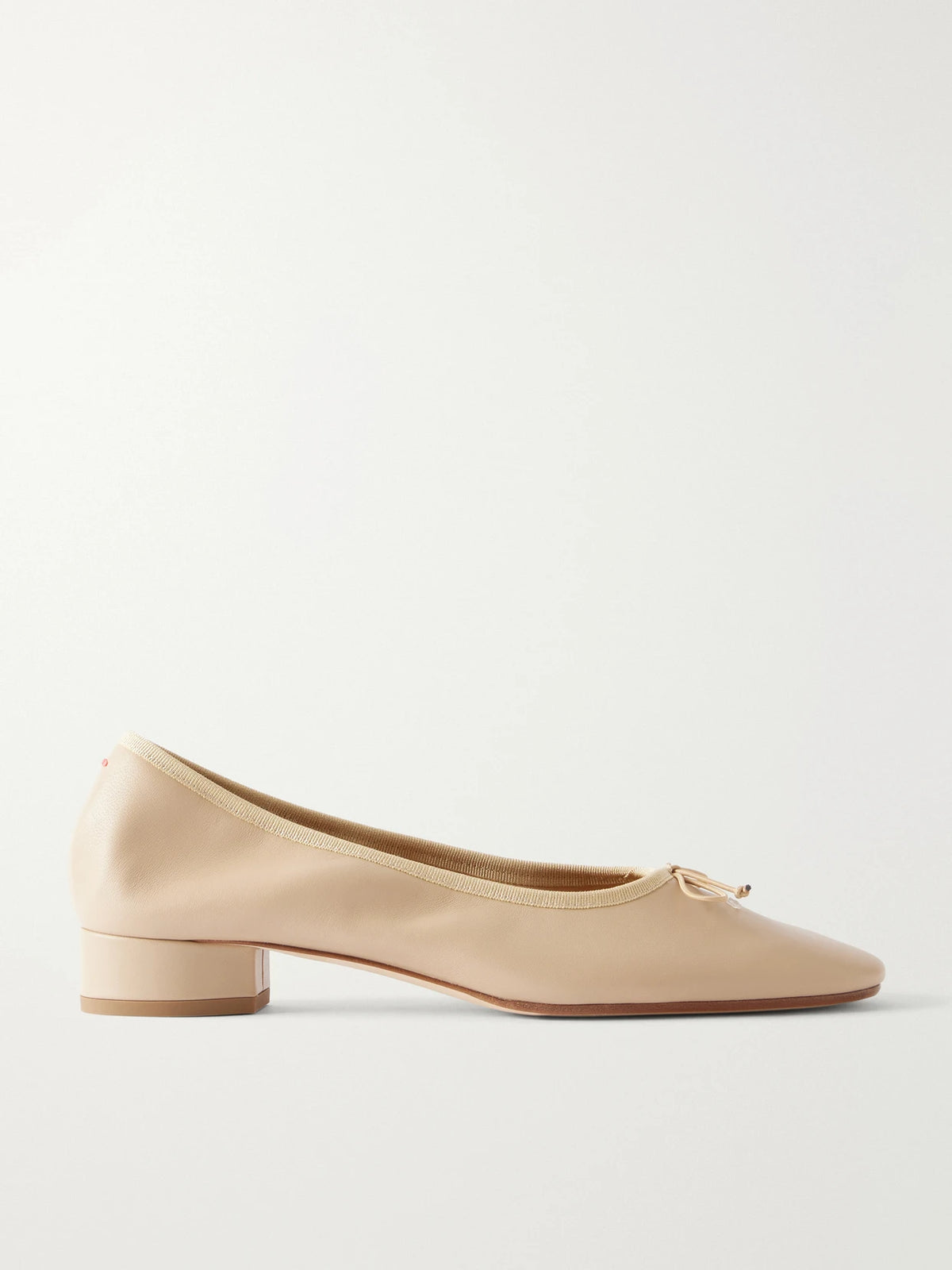 Aeyde Onda 25 Bow-detail Leather Pumps
