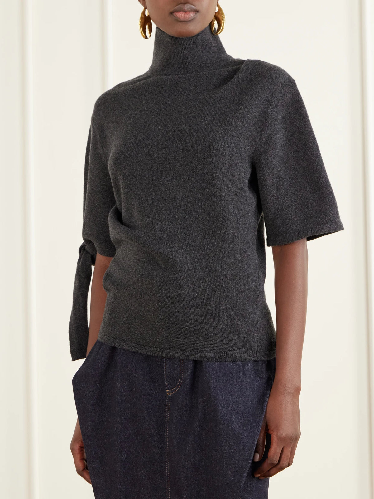 Jacquemus La Maille Fiocco Wool And Cashmere-blend Turtleneck Sweater