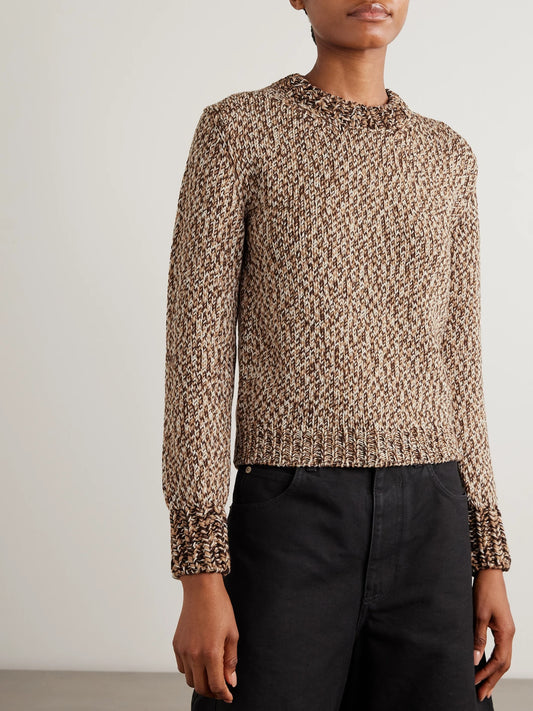 Archivio Dna Appliquéd Wool Sweater