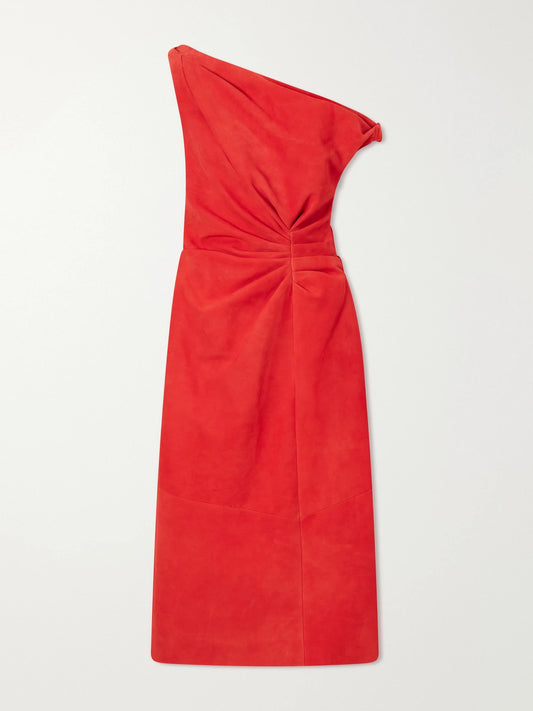 Proenza Schouler Kaelin Suede Midi Dress