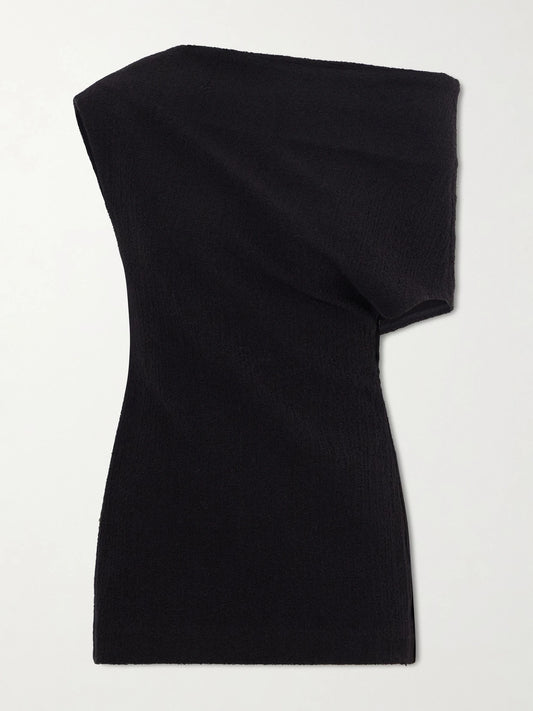 TOTEME One-shoulder Cotton Top