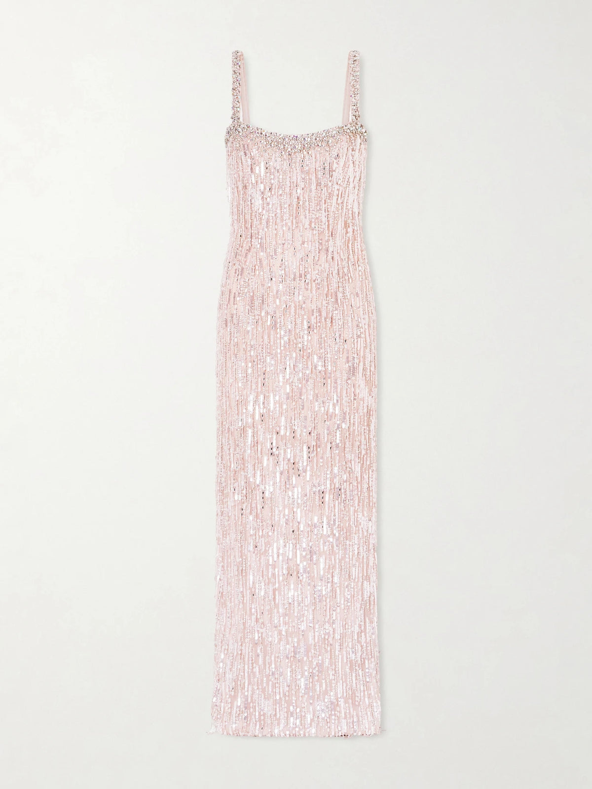 Fleur Crystal-embellished Sequined Tulle Gown