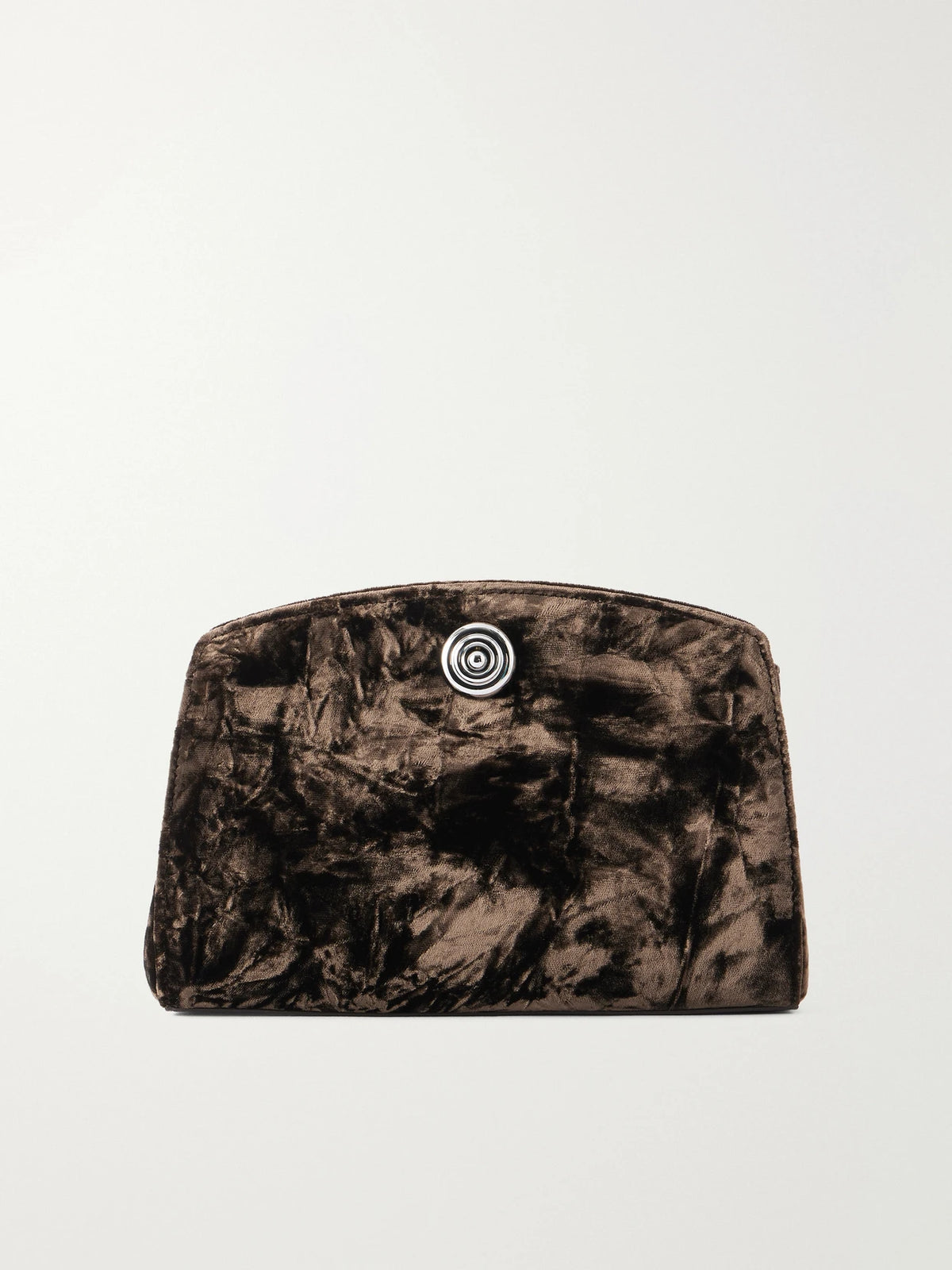 Liffner Pushlock Velvet Clutch