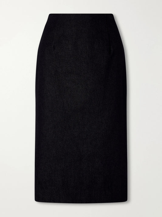 Carolina Herrera Denim Midi Skirt