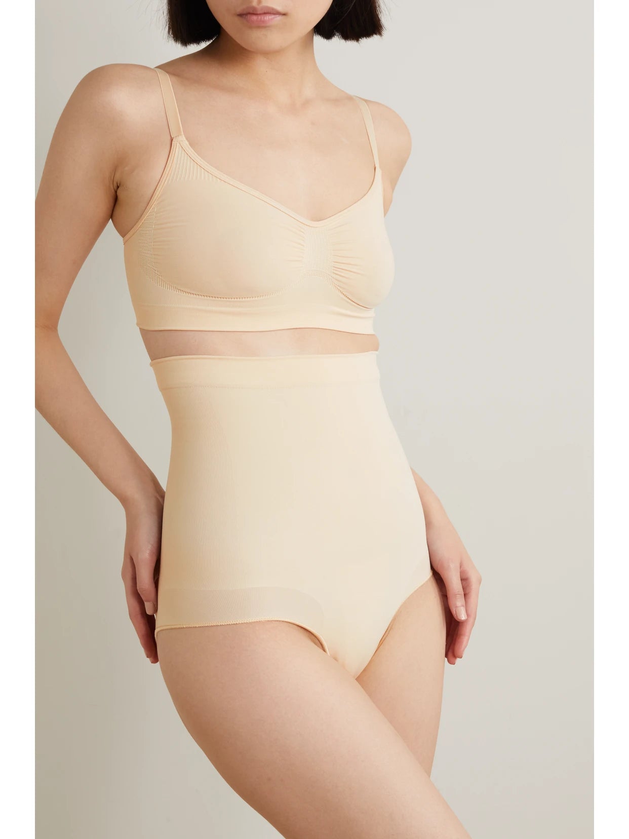 Seamless Sculpt High Waist Brief - Sand