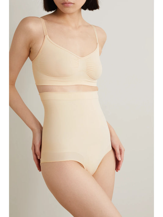 Seamless Sculpt High Waist Brief - Sand