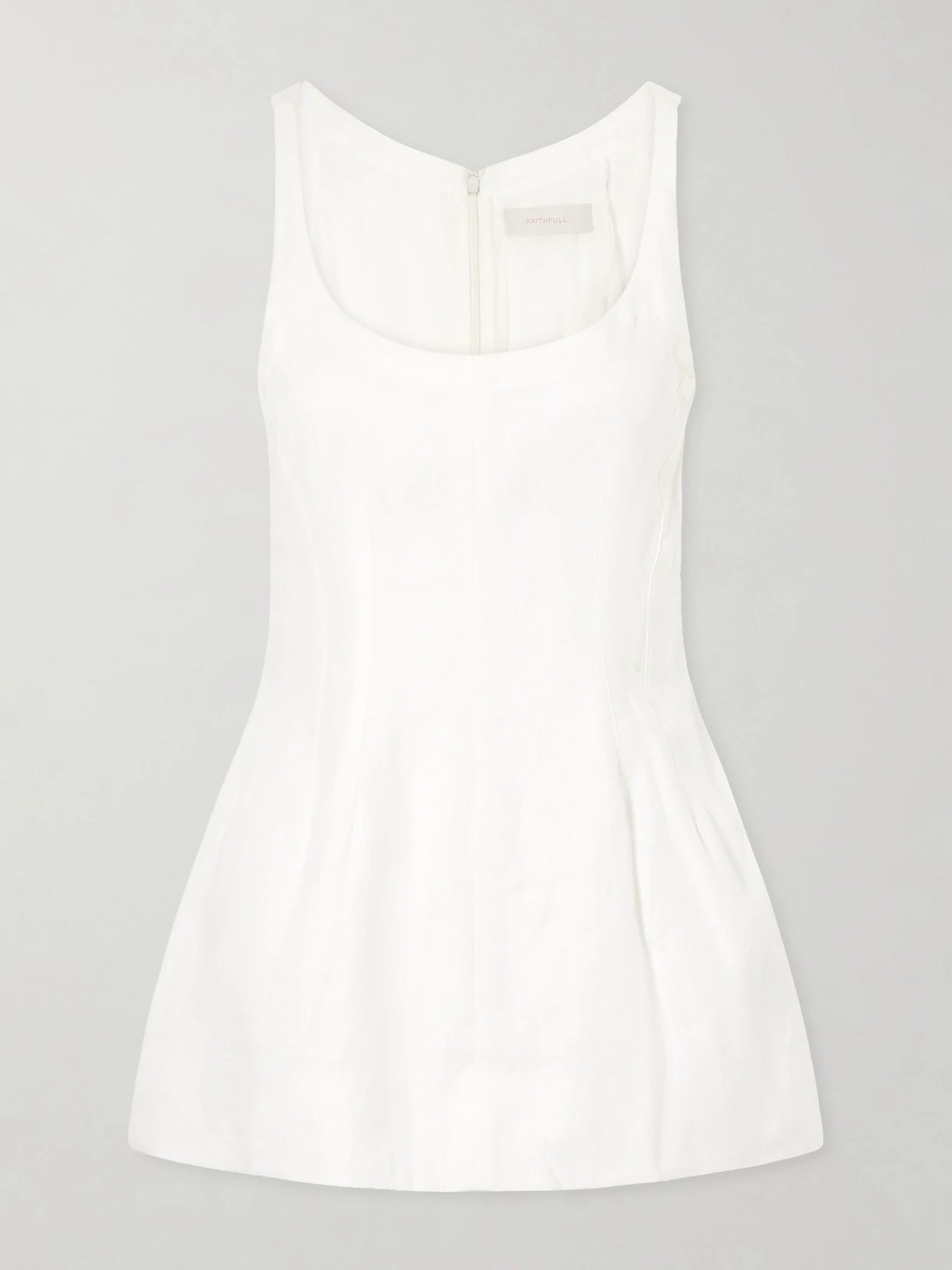 Image of Blouses. Product name - Syna Linen Blouse in White colour by brand - Faithfull