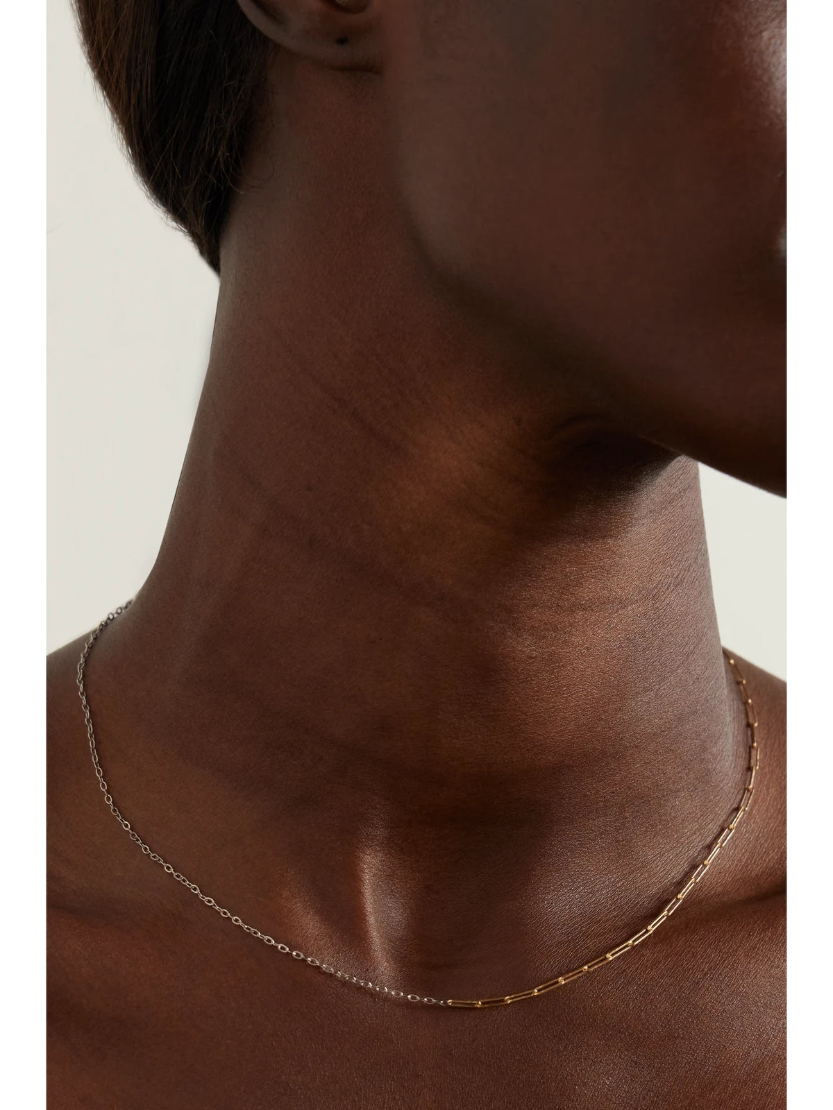 Image of Necklaces. Product name - 18-karat White And Yellow Gold Necklace in Multi colour by brand - Yvonne Léon