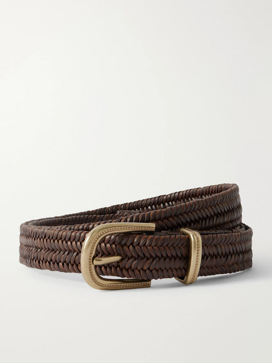 Woven Leather Belt