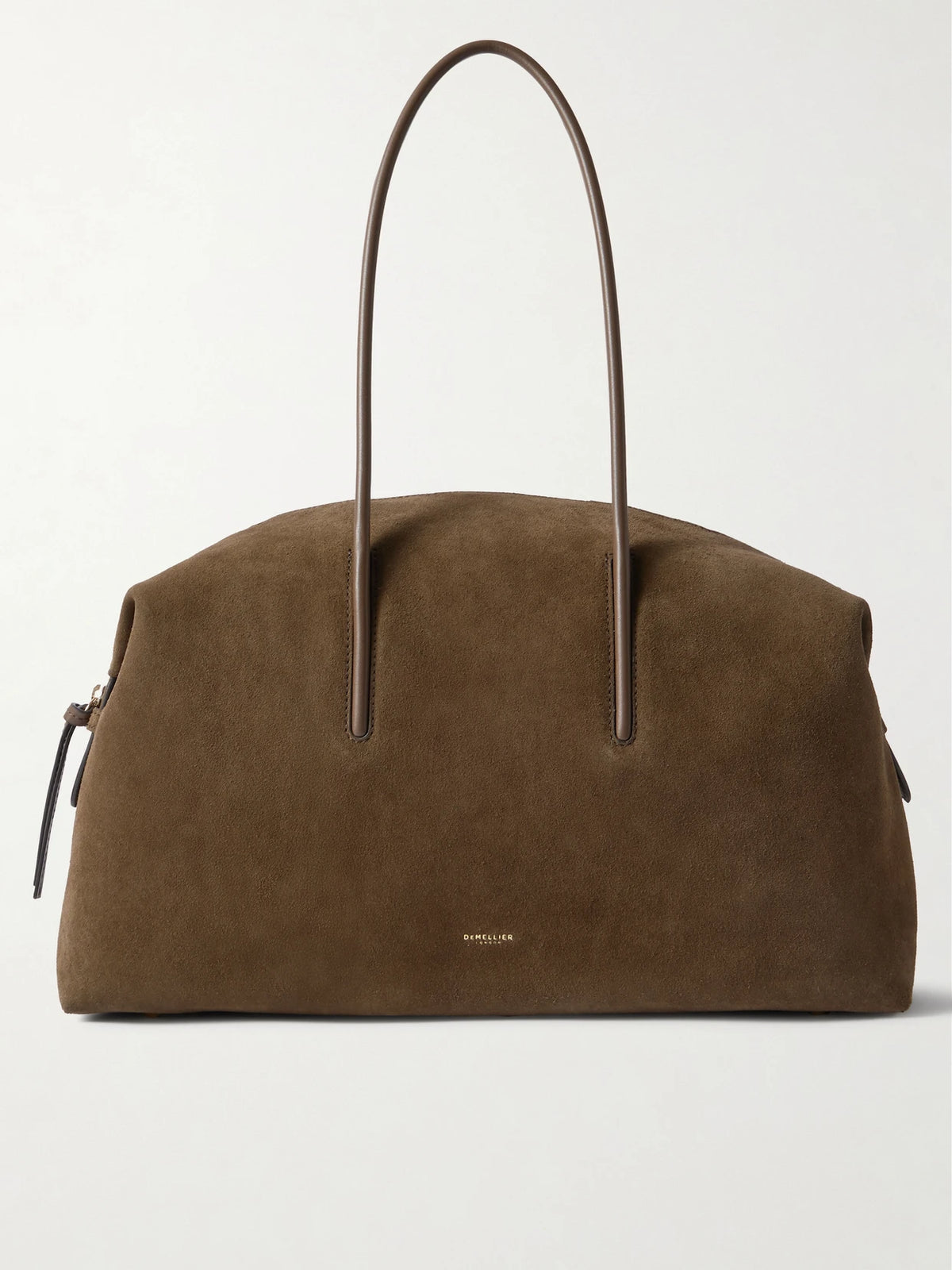 The Stockholm Large Leather-trimmed Suede Tote