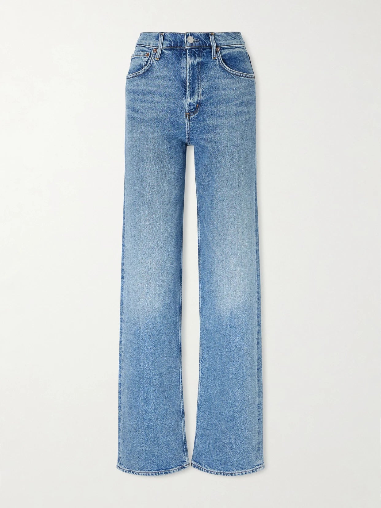 Ren Long High-rise Straight-leg Jeans