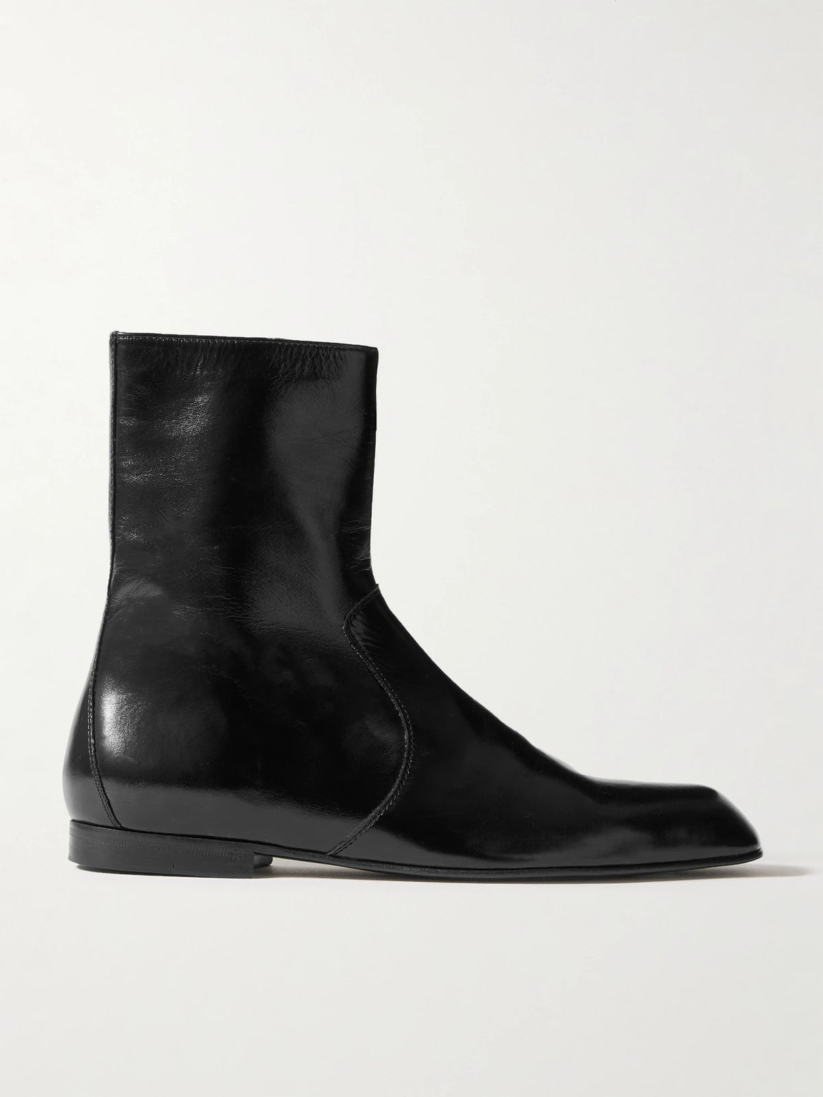 Colt Glossed-leather Ankle Boots
