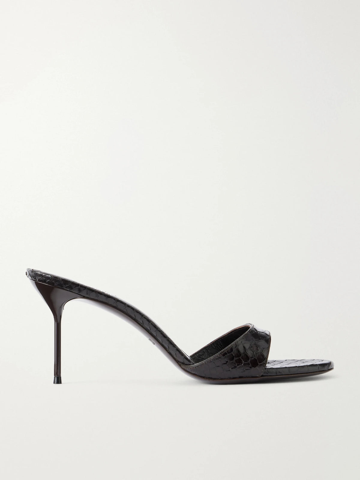 Paris Texas Lidia 70 Snake-effect Leather Sandals
