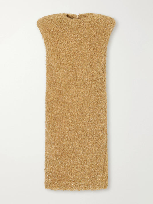 Willy Chavarria High-pile Bouclé Midi Dress