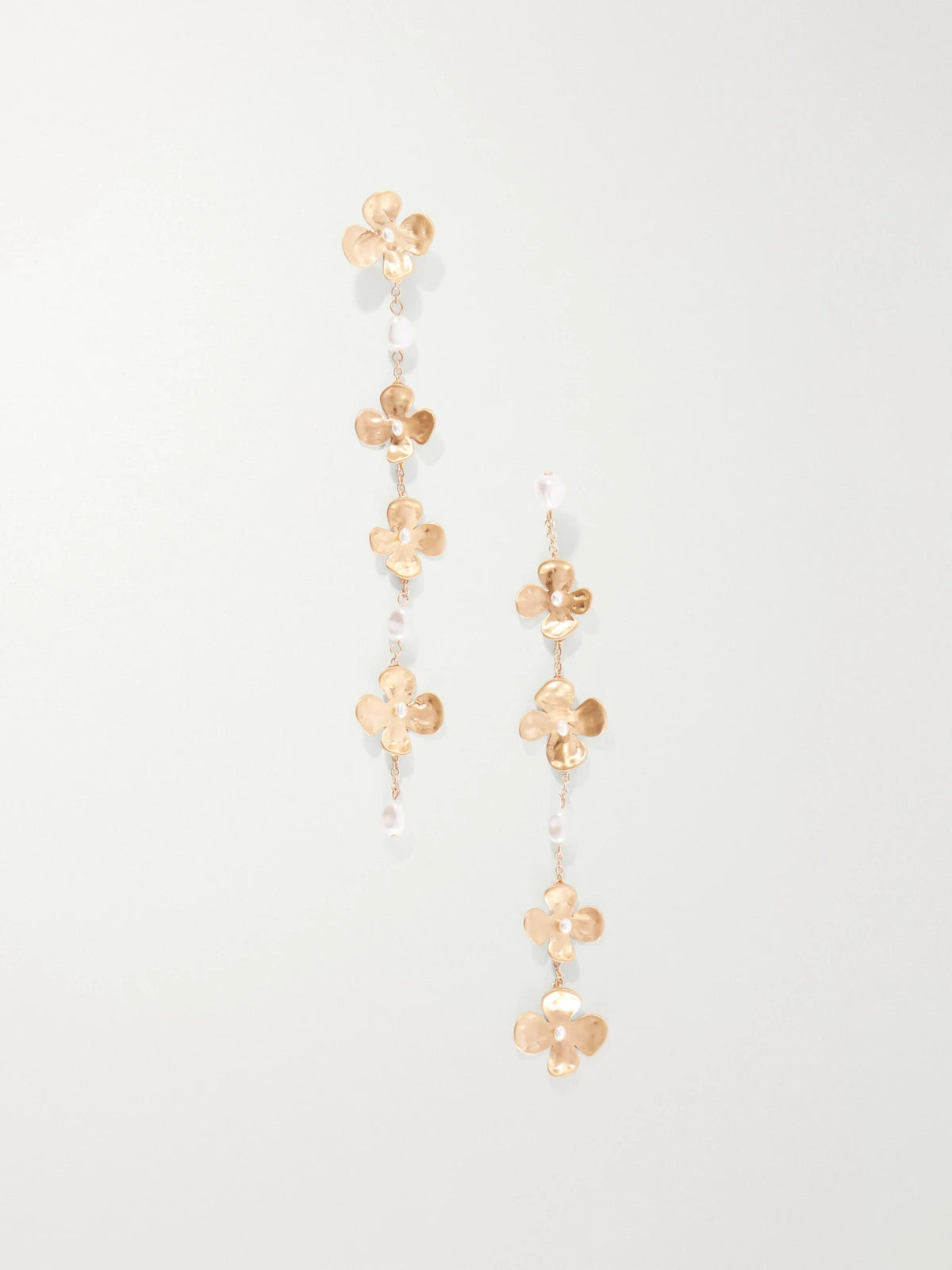 Cult Gaia Lucky Pearl-effect Gold-tone Earrings