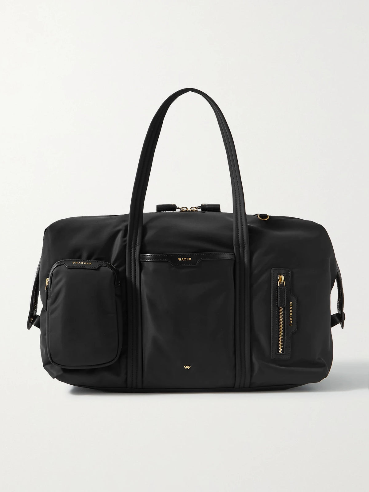 Inflight Leather-trimmed Econyl Weekend Bag