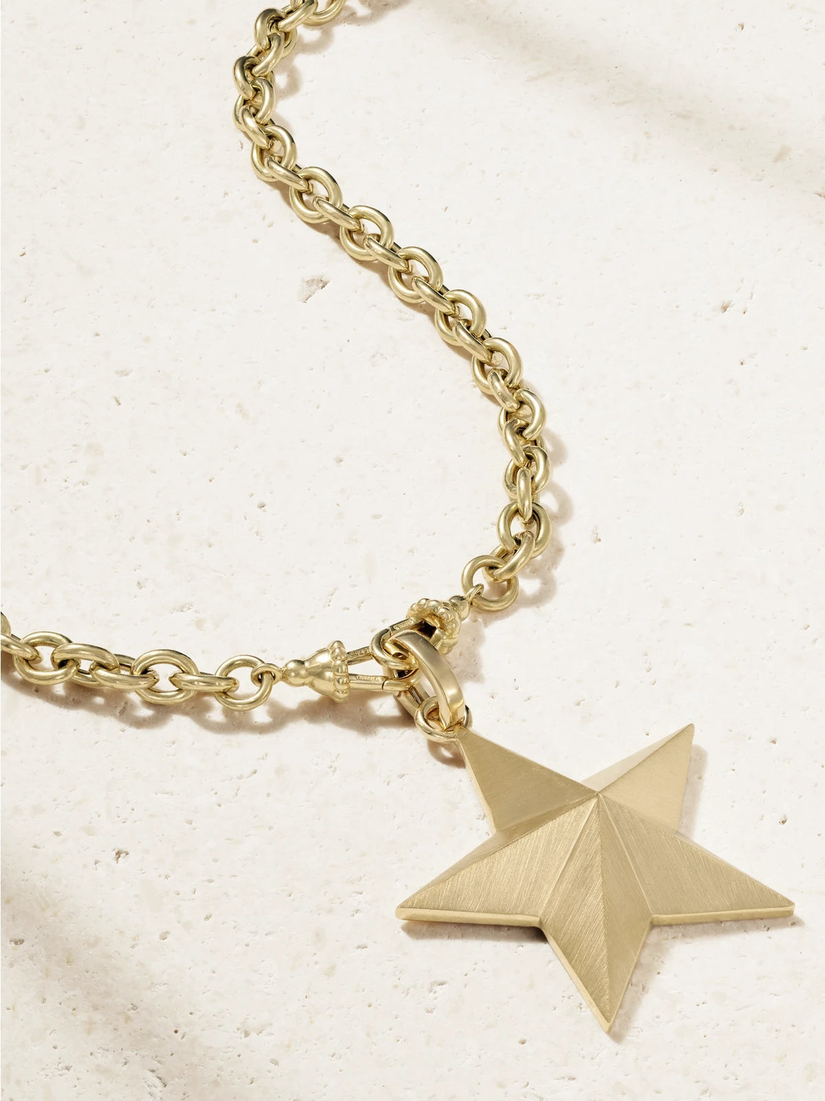 Jumbo Star 18-karat Gold Necklace