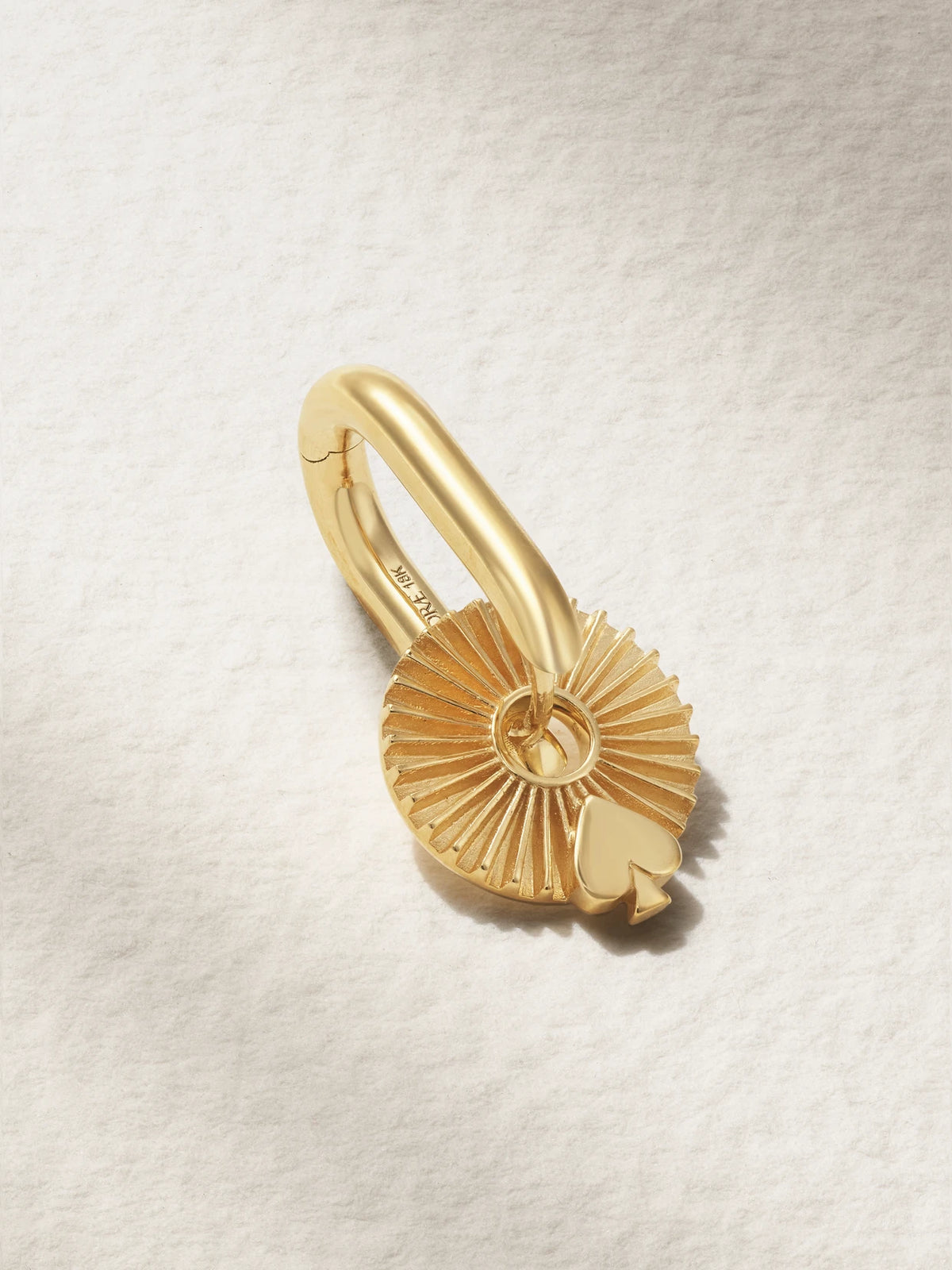 Reverie 18-karat Gold Single Hoop Earring