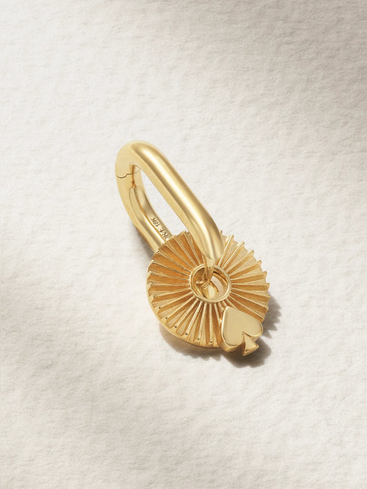 Reverie 18-karat Gold Single Hoop Earring