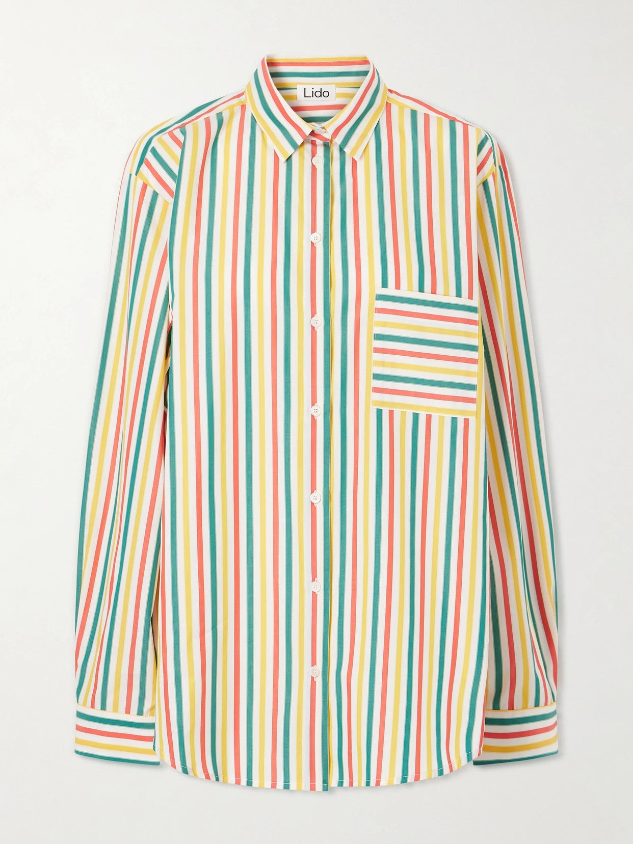 Striped Cotton-poplin Shirt