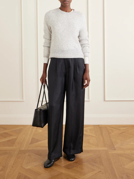 Image of Flats. Product name - The Wushu Leather Slippers in Black colour by brand - Jamie Haller