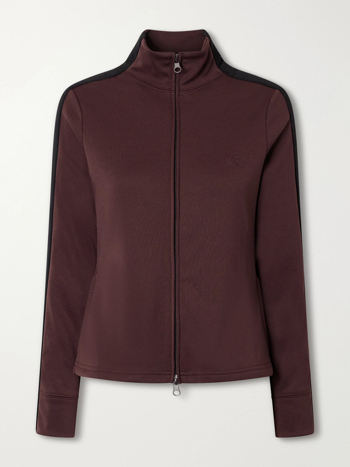 COURREGES Logo-embroidered Jersey Jacket