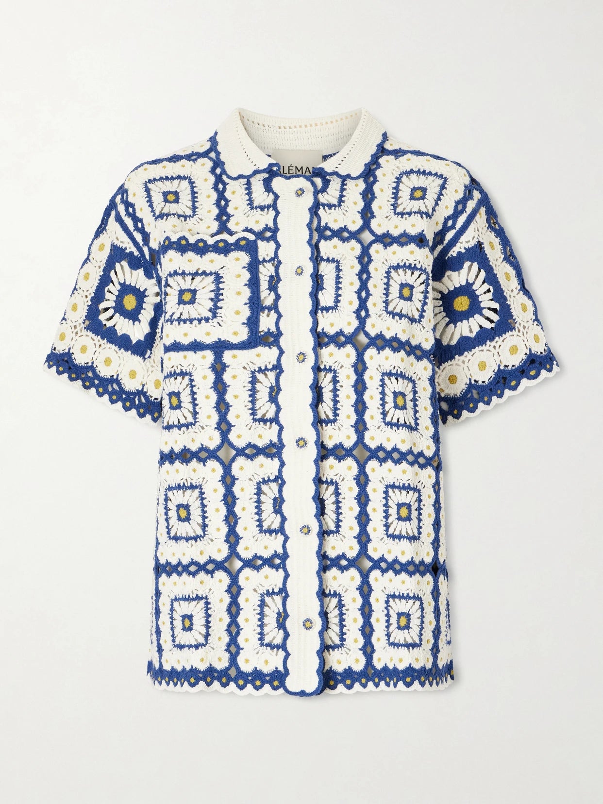 Dolly Crochet Cotton Shirt
