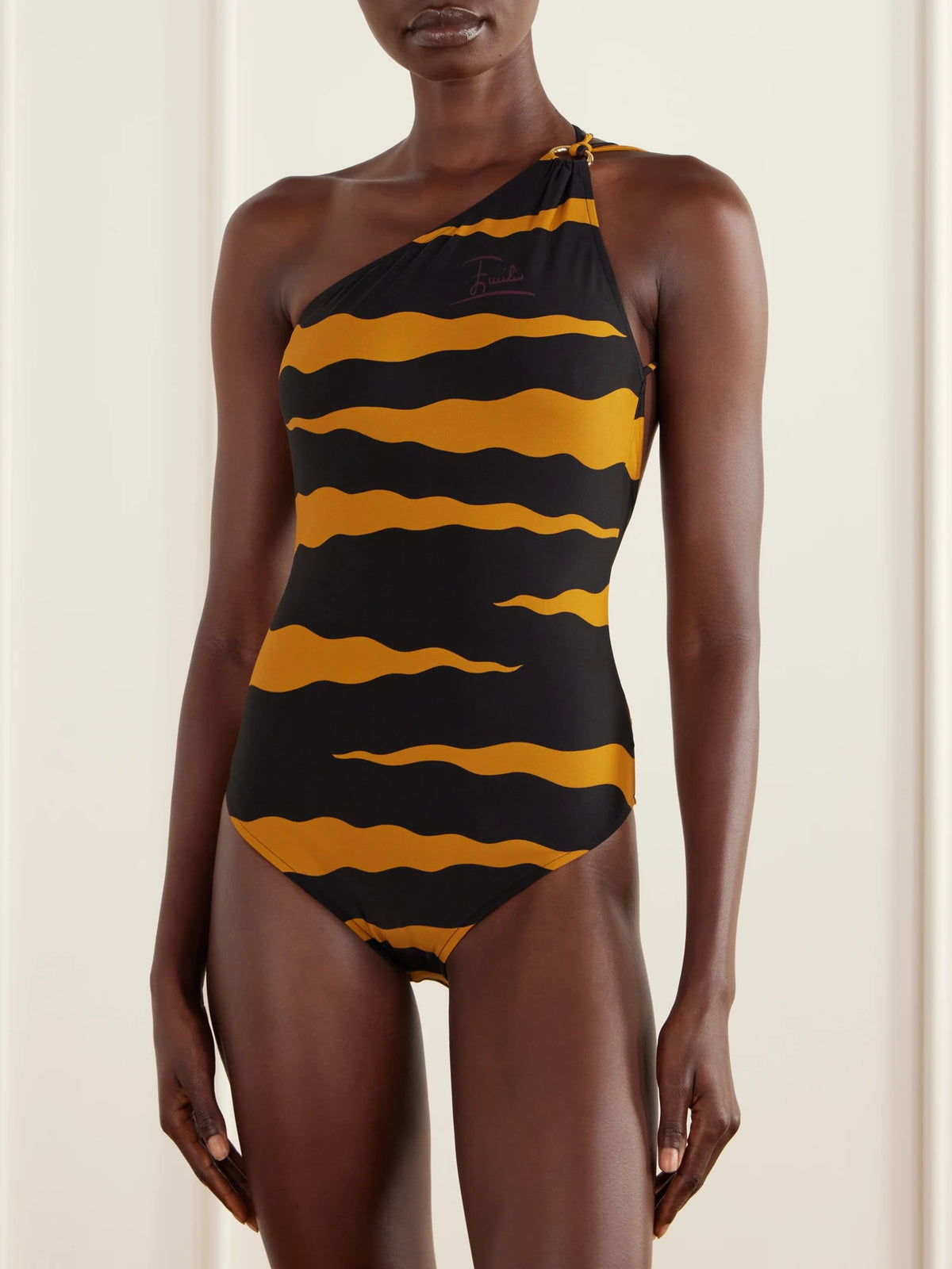 PUCCI One-shoulder Printed Swimsuit