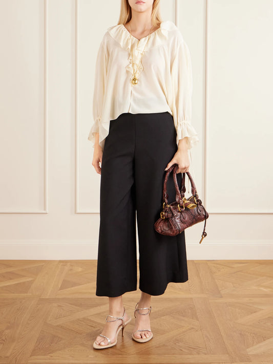 Paddington Python-effect Locket-detail Shoulder Bag