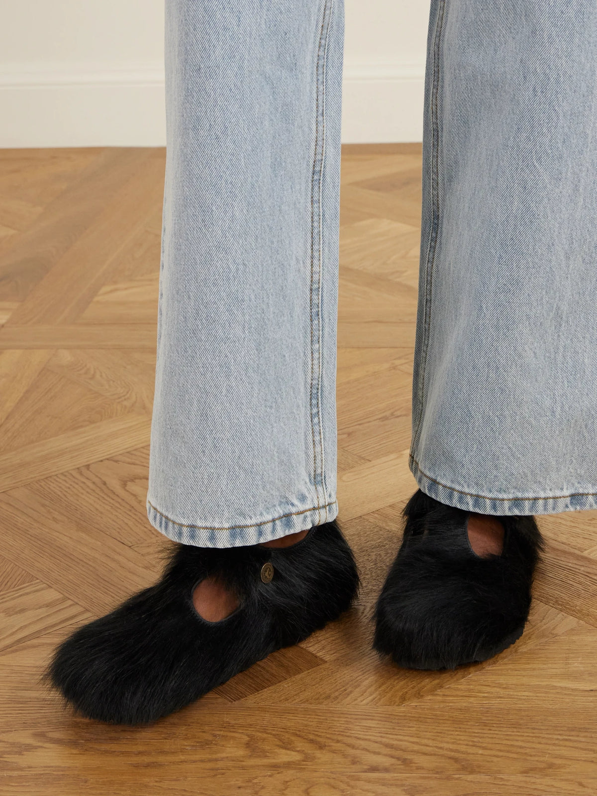 + Sftm Paris Calf Hair Mary Jane Pumps