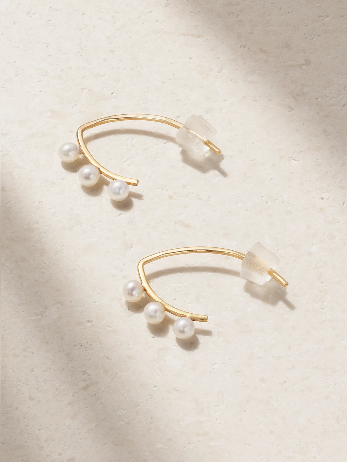 14-karat Recycled Gold Pearl Earrings