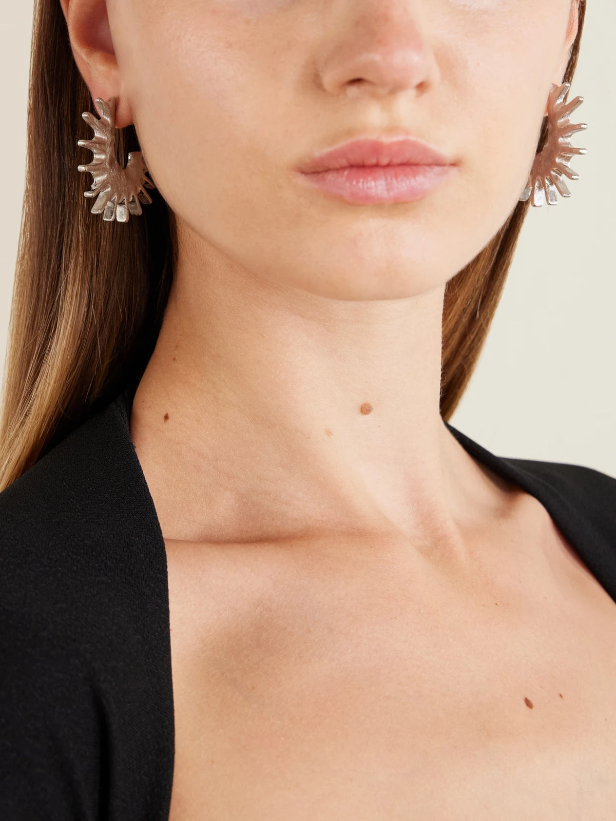 Les Boucles Hippocampe Silver-tone Earrings