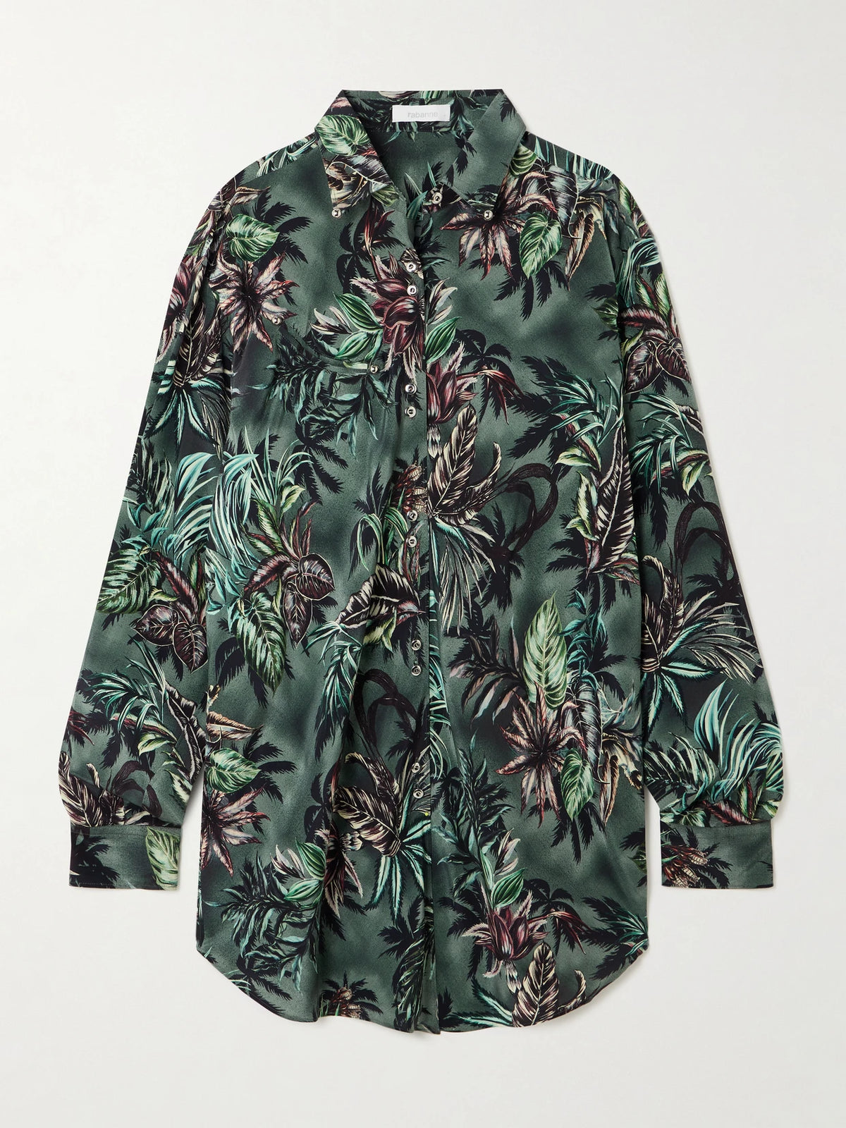 RABANNE Printed Silk Shirt