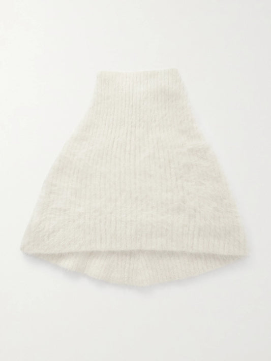 Ribbed Alpaca-blend Neck Warmer