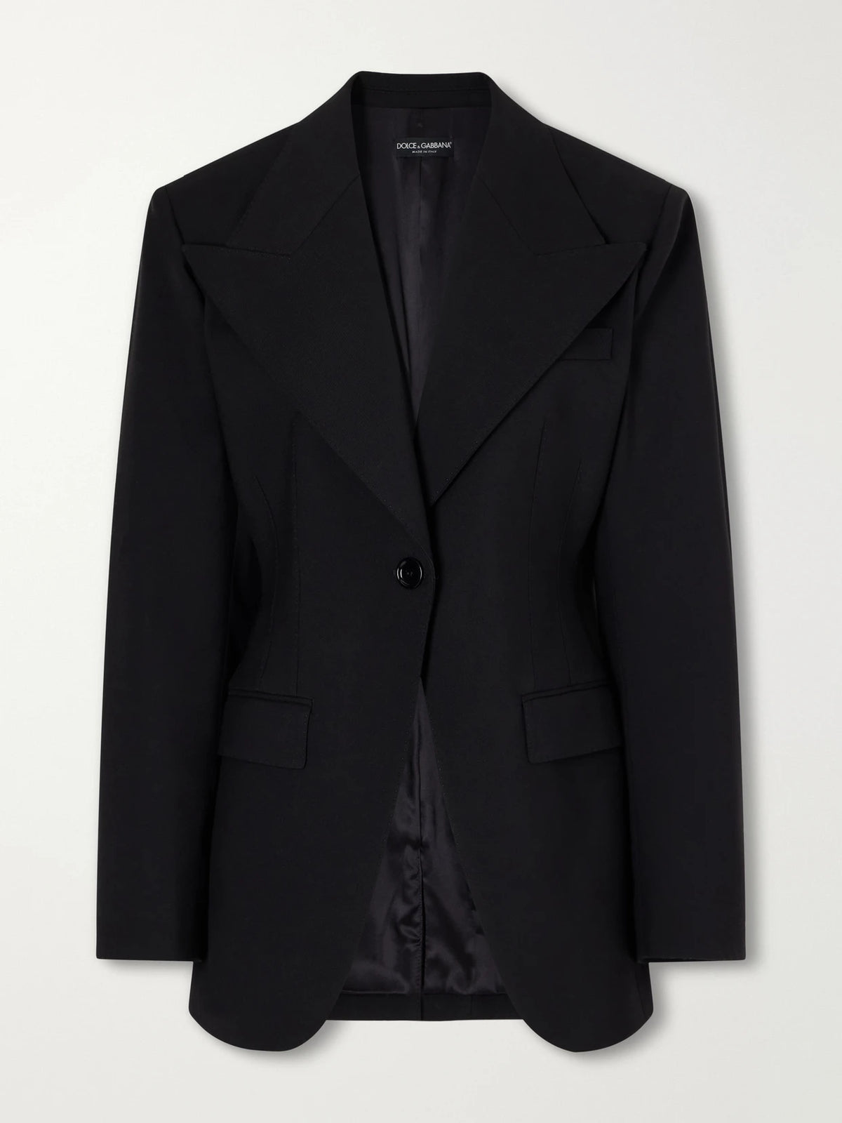 Dolce & Gabbana Darted Wool-blend Gabardine Blazer