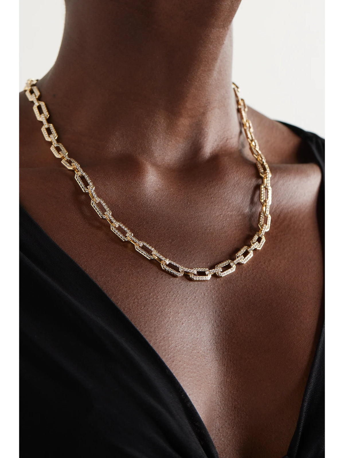 Image of Necklaces. Product name - Madison 11mm 18-karat Gold Necklace in Multi colour by brand - David Yurman