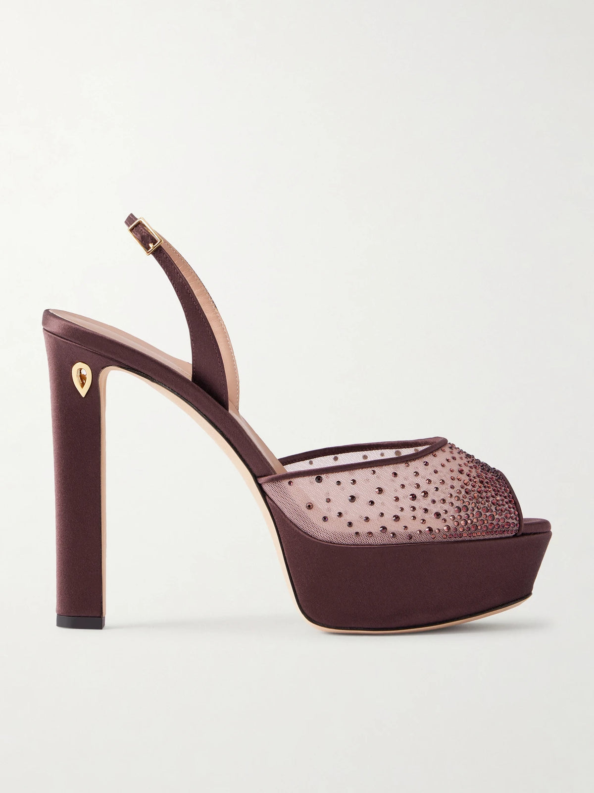 Antonio 130 Crystal-embellished Mesh Sandals